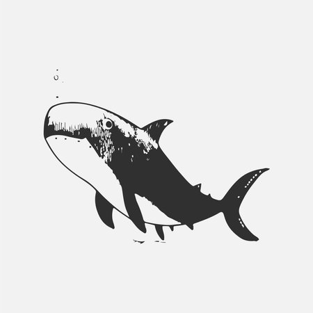 Modern vector shark logo templateのイラスト素材
