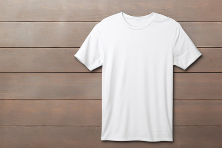 T-shirt mockup. White blank t-shirt front view mockup. Female and male clothes wearing clear attractive apparel tshirt models templateの素材