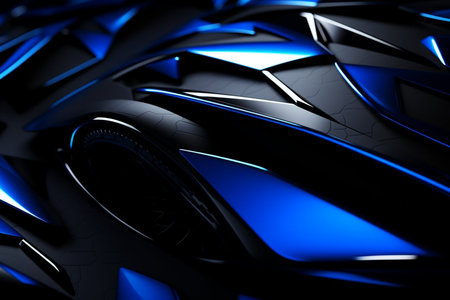 Abstract background with strict aggressive lines by futuristic cyber robotic style.の素材
