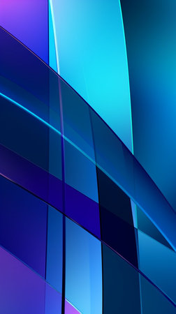 Abstract background with transparent colored glassの素材