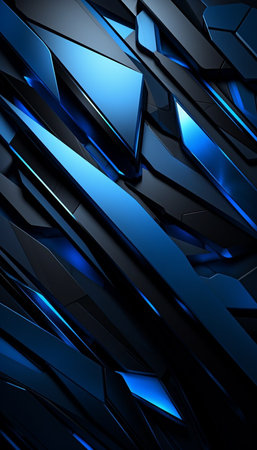Abstract background with strict aggressive lines by futuristic cyber robotic style.の素材