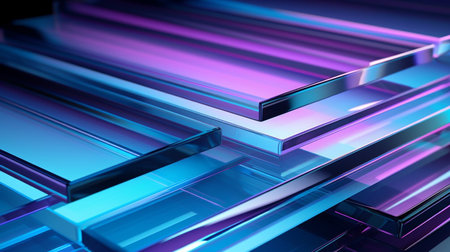 Abstract background with transparent colored glassの素材