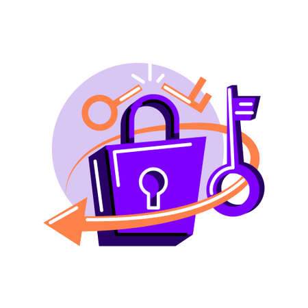 Vector illustration in graphic style. Digital artのイラスト素材