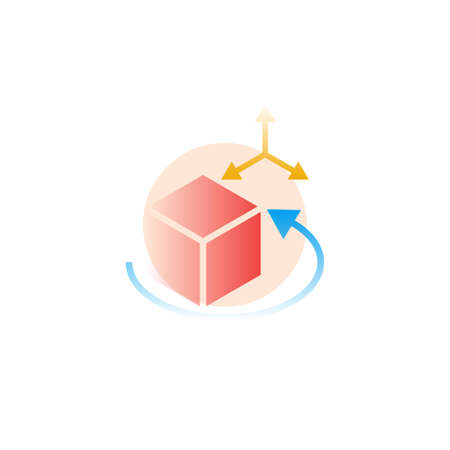 Vector illustration in graphic style. Digital artのイラスト素材