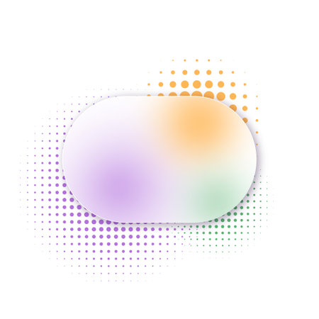 Vector background in glass morphism style . Editable illustrationのイラスト素材