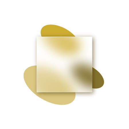 Vector background in glass morphism style . Editable illustrationのイラスト素材
