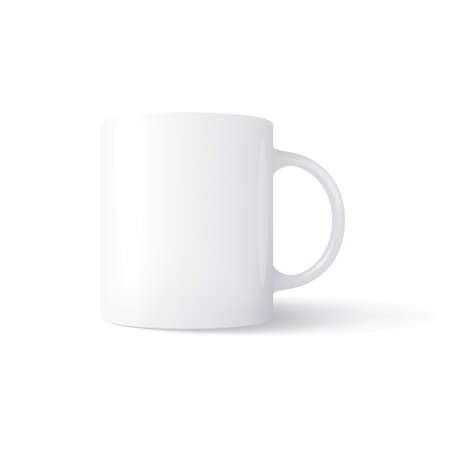 Vector cup in mesh gradient style. Editable colorのイラスト素材