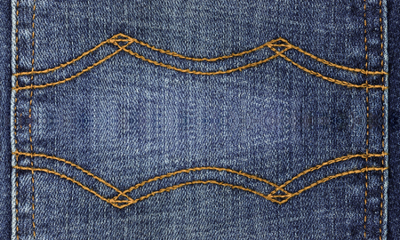 Close up of beautiful blue denim jeans.