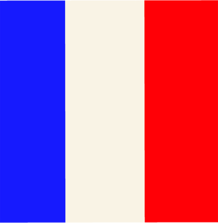 french flagのイラスト素材