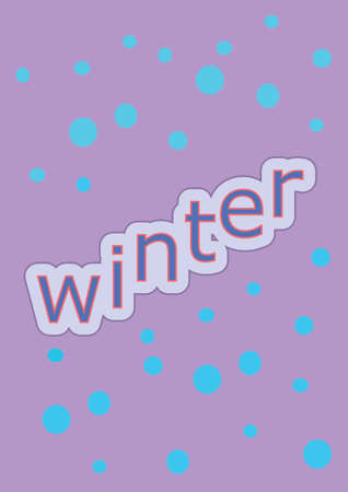 winter abstract backgroundのイラスト素材