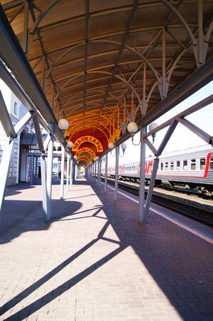 cheboksary train platformのeditorial素材