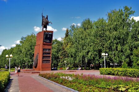 Cheboksary, Chapaev, monumentsのeditorial素材