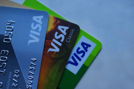 bank card, visaのeditorial素材