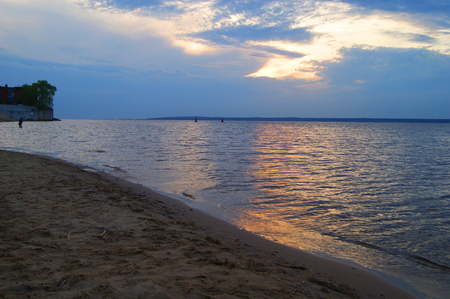 beach, clouds, natureの写真素材