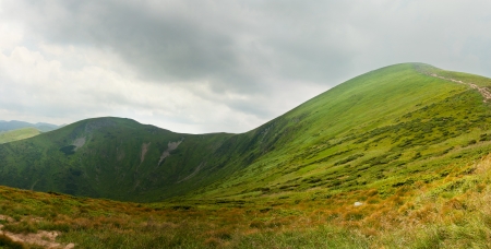The highest mountain in Ukraine, the height of 2061 meterの写真素材