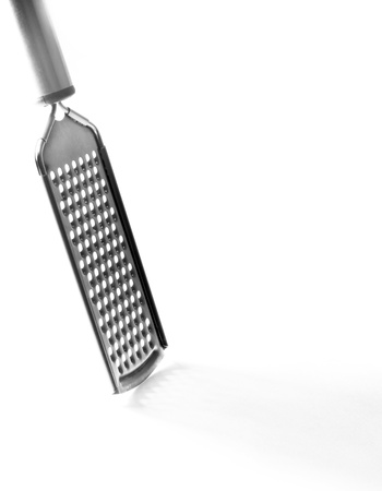 Manual grater on a white backgroundの写真素材