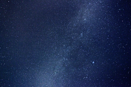 Night sky with stars and nebula. Milky Wayの写真素材