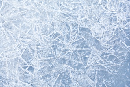 The background texture of blue ice. Icy patternの写真素材