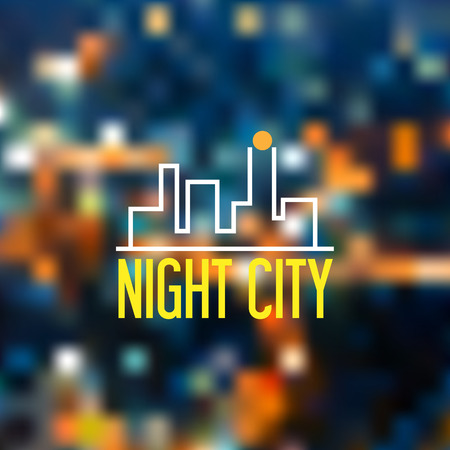 The Blurred backgrounds. The Blurred Defocused Lights.のイラスト素材