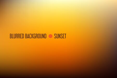 Blurred backgrounds vector. Blurred Sunset, sunrise wallpaperのイラスト素材