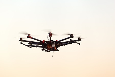 Professional copter for shooting photos and videos
