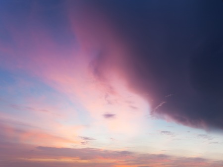The sky in pink - purple colorsの写真素材