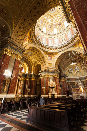 Basilica of Saint Istvan in Budapest, Hungaryのeditorial素材