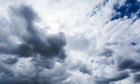 Background of dark cloudsの写真素材