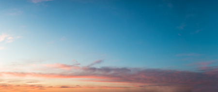 The sky in pink - purple colorsの写真素材