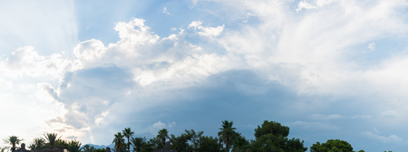 Sky with clouds.の写真素材