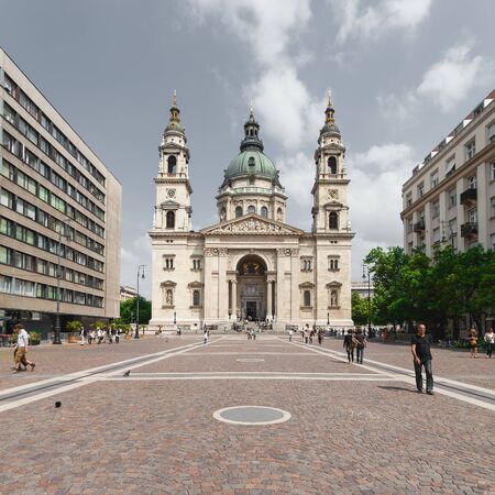 Basilica of Saint Istvan in Budapest, Hungaryのeditorial素材