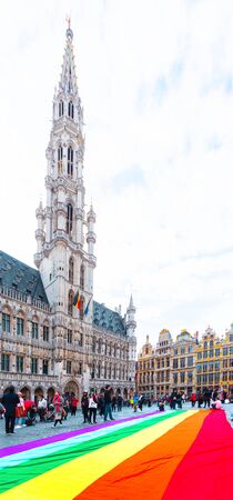Pride Festival in Brussels, Belgiumのeditorial素材
