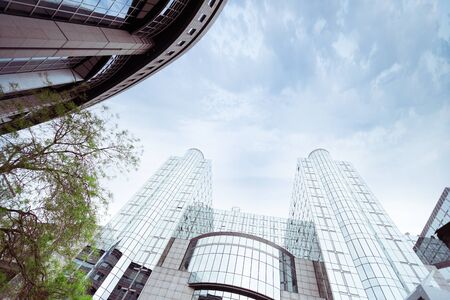 European Parliament Building in Brussels, Belgiumのeditorial素材