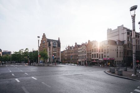 Streets of Brussels, Belgiumのeditorial素材