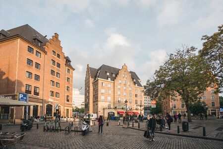 Streets of Brussels, Belgiumのeditorial素材