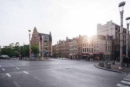 Streets of Brussels, Belgiumのeditorial素材