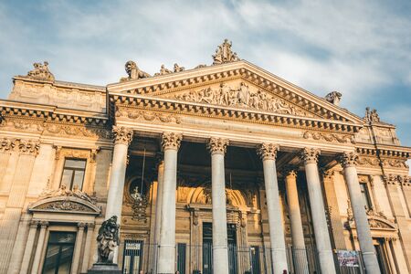 Brussels Stock Exchange, Belgiumのeditorial素材