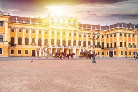 Schonbrunn Palace in Vienna, Austriaのeditorial素材