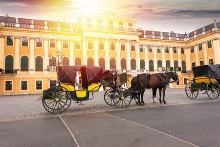 Schonbrunn Palace in Vienna, Austriaのeditorial素材