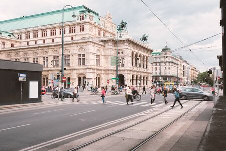 Viennas State Opera House, Austriaのeditorial素材