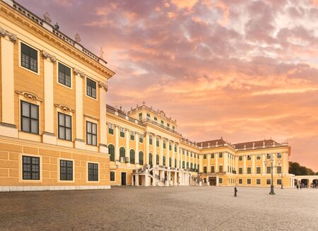Schonbrunn Palace in Vienna, Austriaのeditorial素材
