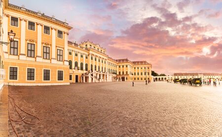 Schonbrunn Palace in Vienna, Austriaのeditorial素材