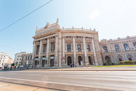 Burgtheater in Vienna, Austriaの写真素材