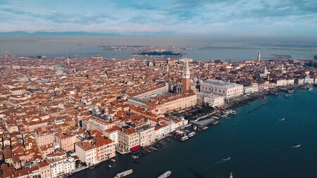 Aerial View Of Venice With Saint Marks Squareの写真素材