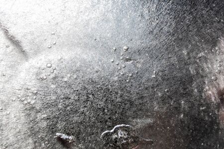 Abstract background with frozen ice texture. Place for textの写真素材