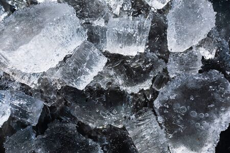 Frozen ice textureの写真素材