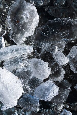 Frozen ice textureの写真素材