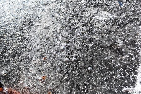 Abstract background with frozen ice texture. Place for textの写真素材