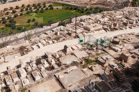The Mount of Olives in Jerusalemの写真素材