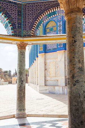 Cupola of the Chain near Dome of the Rock, Jerusalem, Israelの写真素材